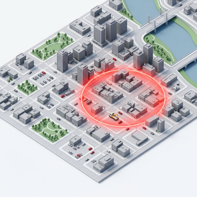 Red Zones Illustration